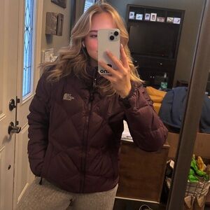North Face Plum Puffer jacket